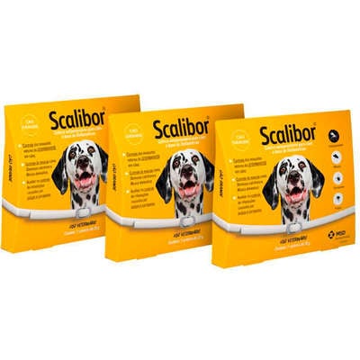 Coleira MSD Scalibor Antiparasitas para Cães - MÉDIO A GRANDE ACIMA DE 20KG