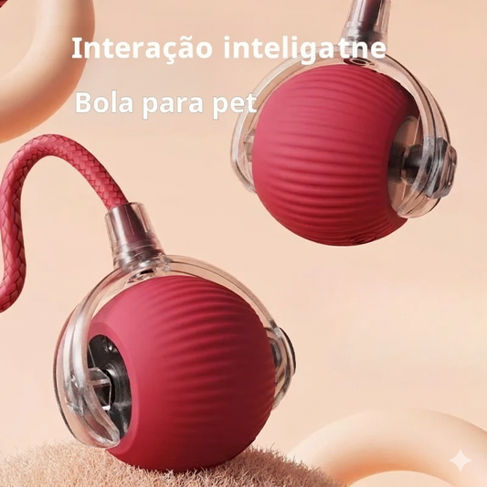 Bola Elétrica Interativa para Pets Recarrregável e Divertida