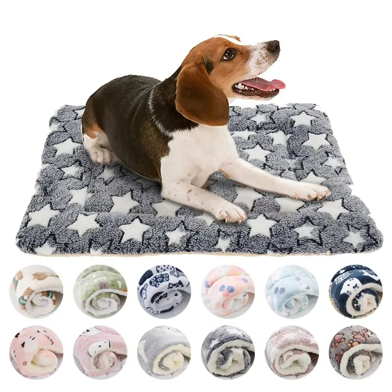 Tapete de Flanela para Pets – Cama aconchegante para cães e gatos