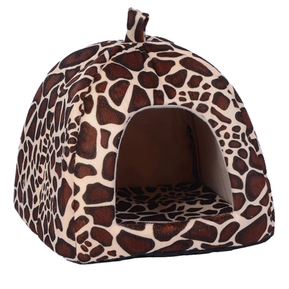 Cama Morangoe Zebra para Pets – Casa aconchegante para cães e gatos