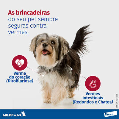 Vermífugo Elanco Milbemax C para Cães até 5 Kg